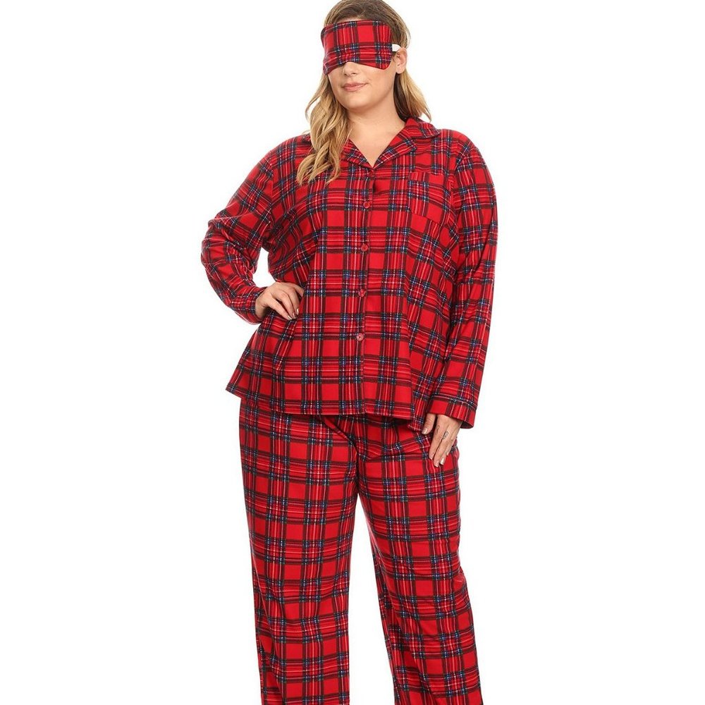 White Mark Warm 3-Piece Pajama Set Sizes M & L New in Package